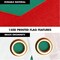 G128 Combo Pack: 6 Ft Tangle Free Spinning Flagpole (Silver) & Bulgaria Flag 3x5 Ft Printed 150D Polyester, Brass Grommets (Flag Included) Aluminum Flag Pole